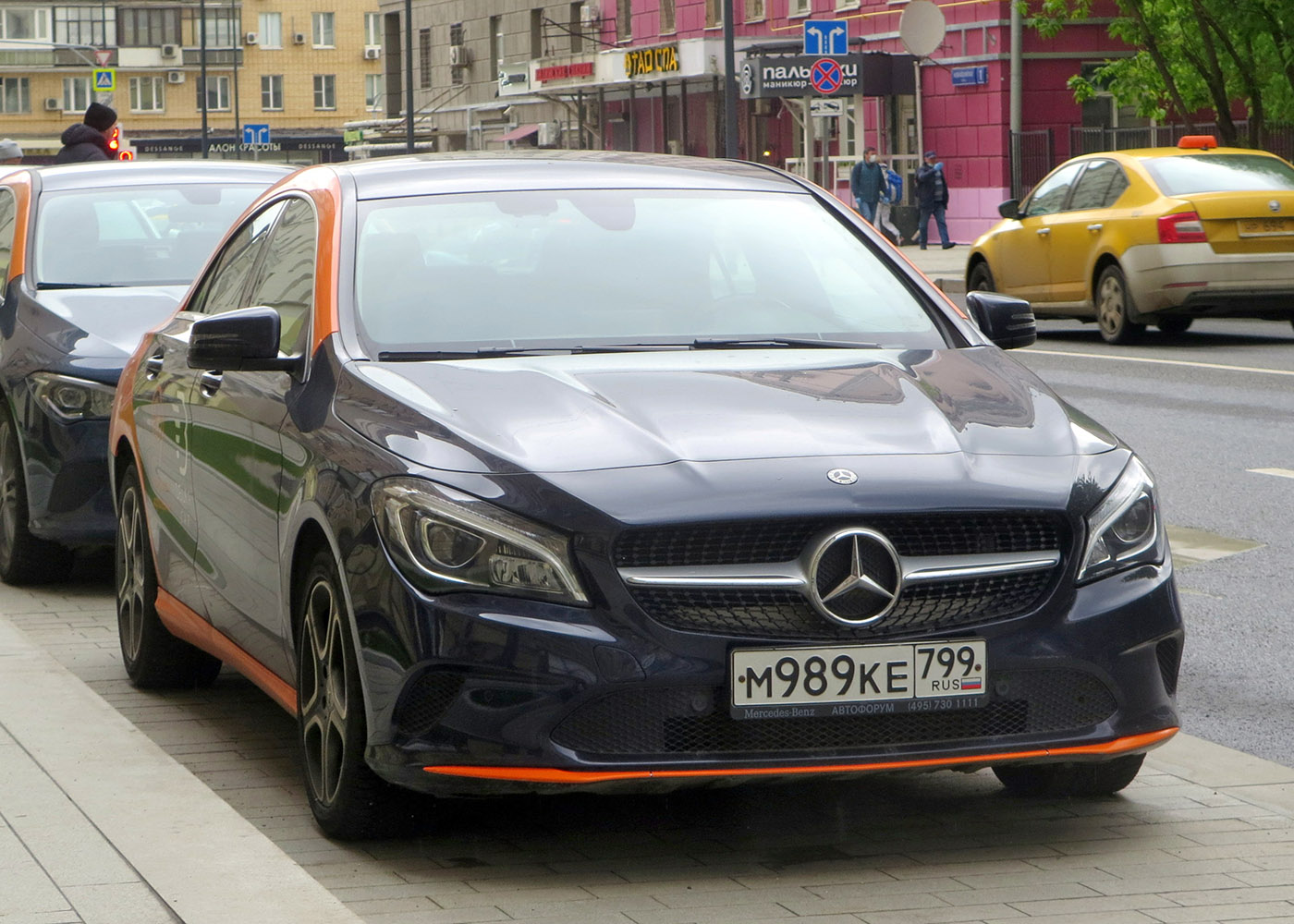 Москва, Mercedes-Benz CLA-Klasse № М 989 КЕ 799