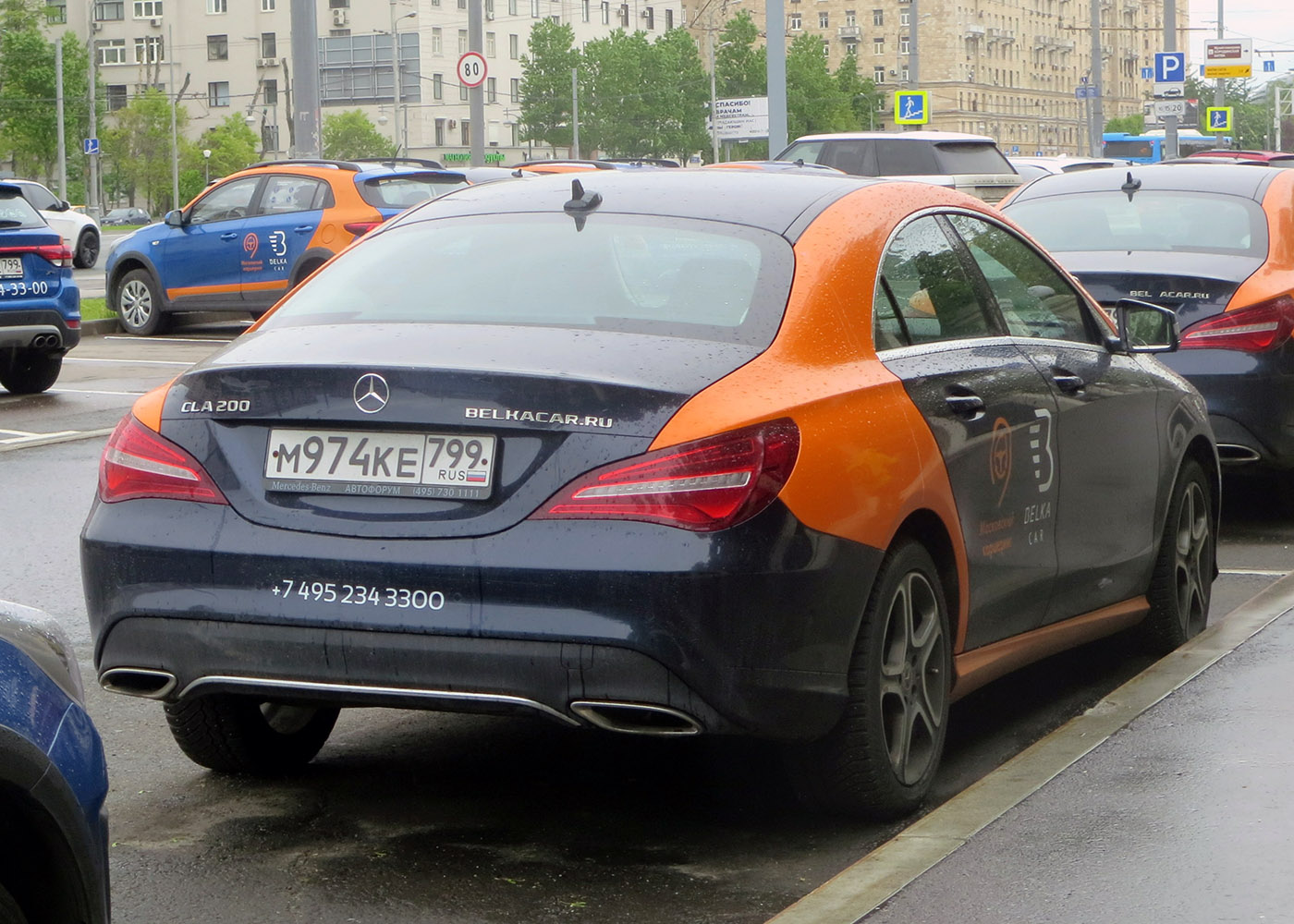 Москва, Mercedes-Benz CLA-Klasse № М 974 КЕ 799