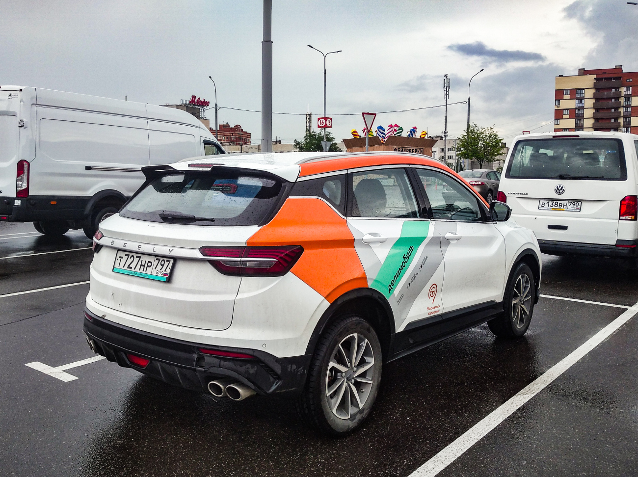 Москва, Geely Coolray № Т 727 НР 797