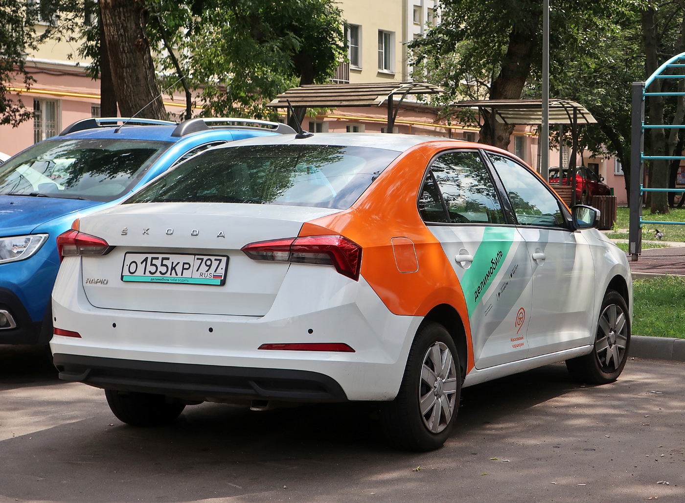 Москва, Škoda Rapid № О 155 КР 797