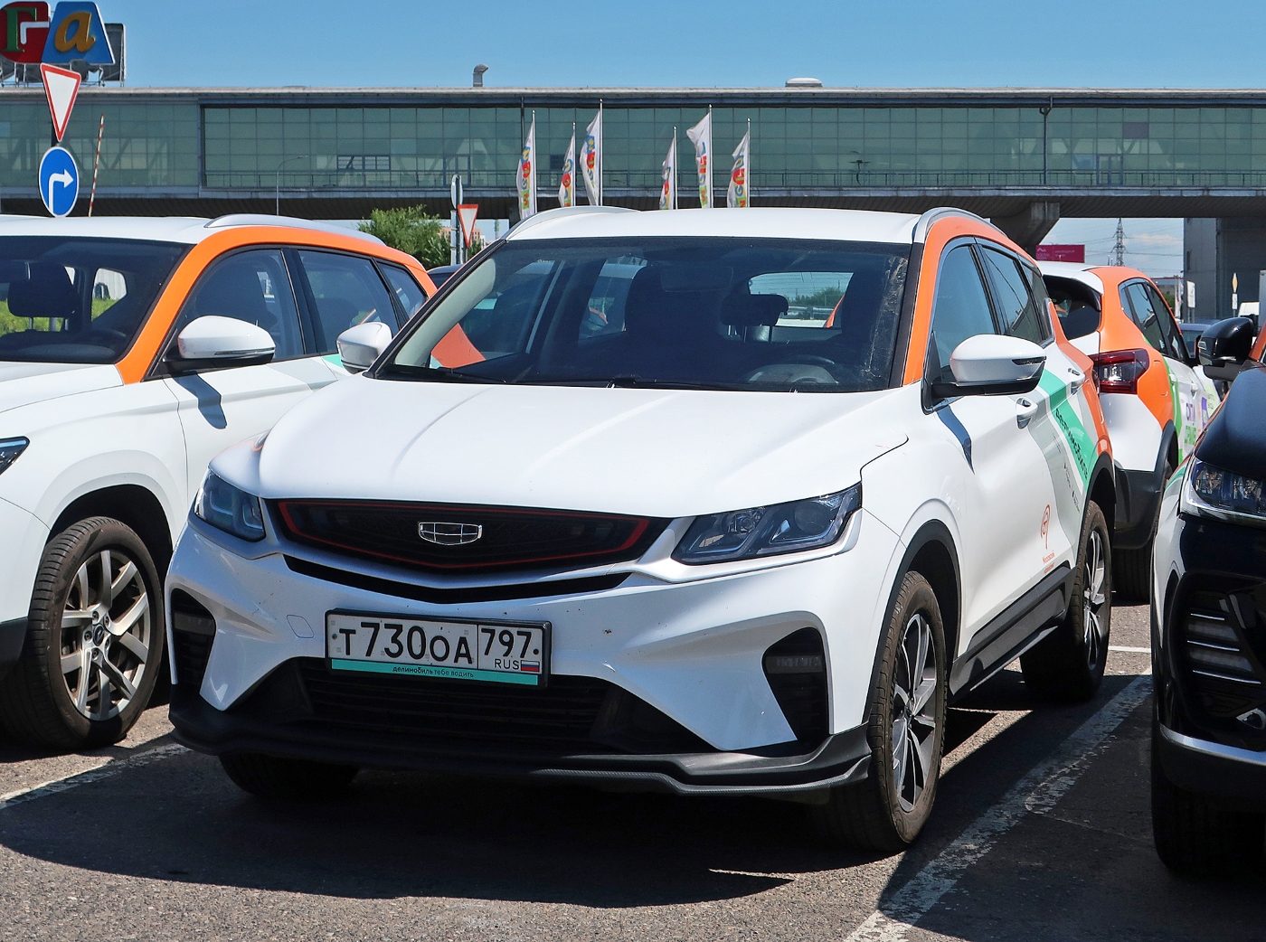Москва, Geely Coolray № Т 730 ОА 797