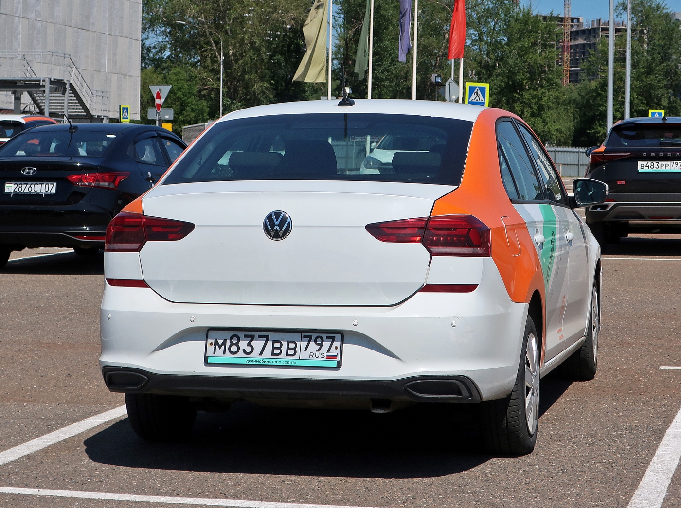 Москва, Volkswagen Polo № М 837 ВВ 797