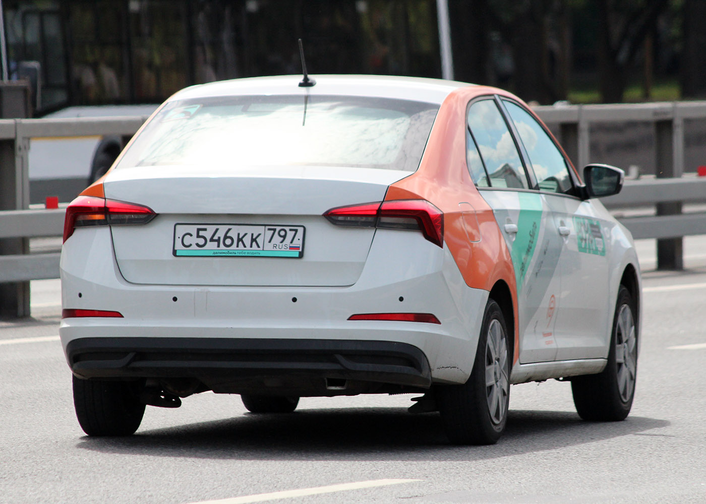 Москва, Škoda Rapid № С 546 КК 797