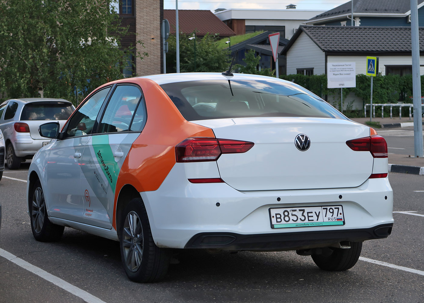 Москва, Volkswagen Polo № В 853 ЕУ 797