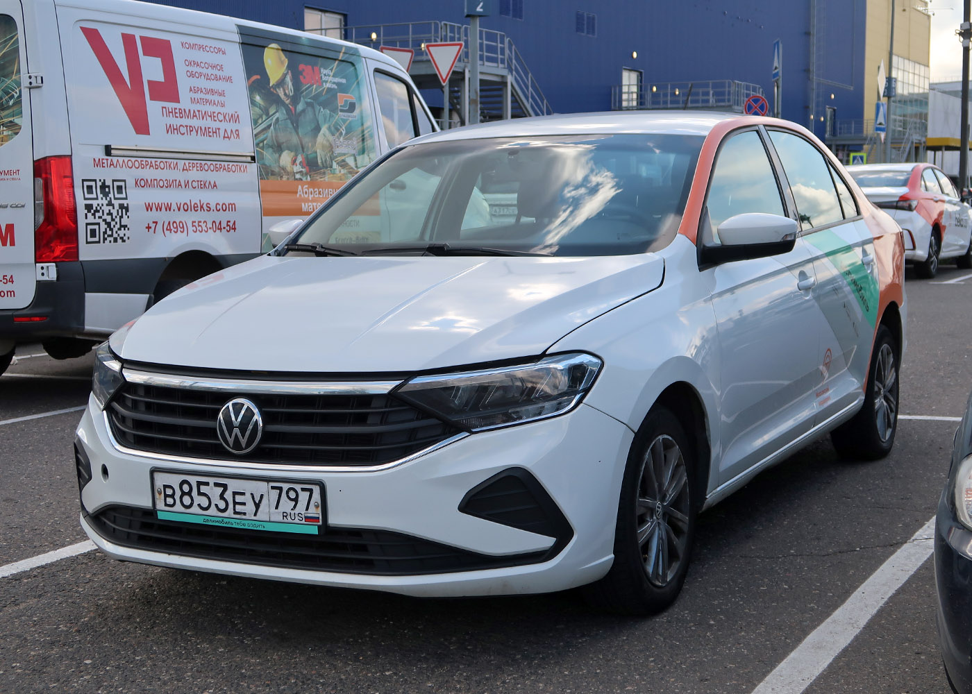 Москва, Volkswagen Polo № В 853 ЕУ 797