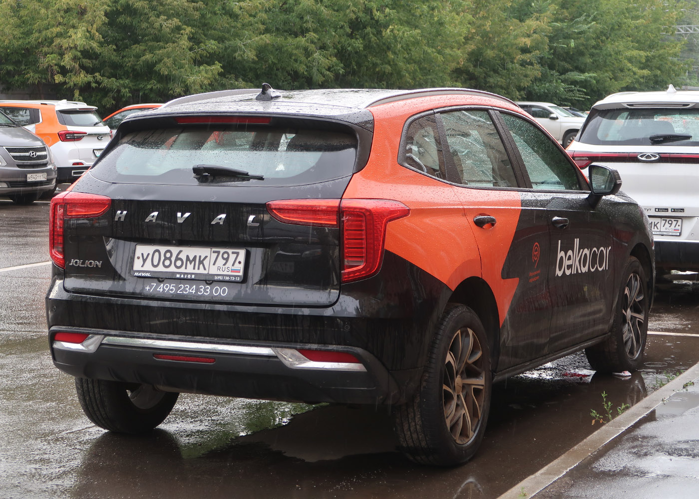 Москва, Haval Jolion № У 086 МК 797