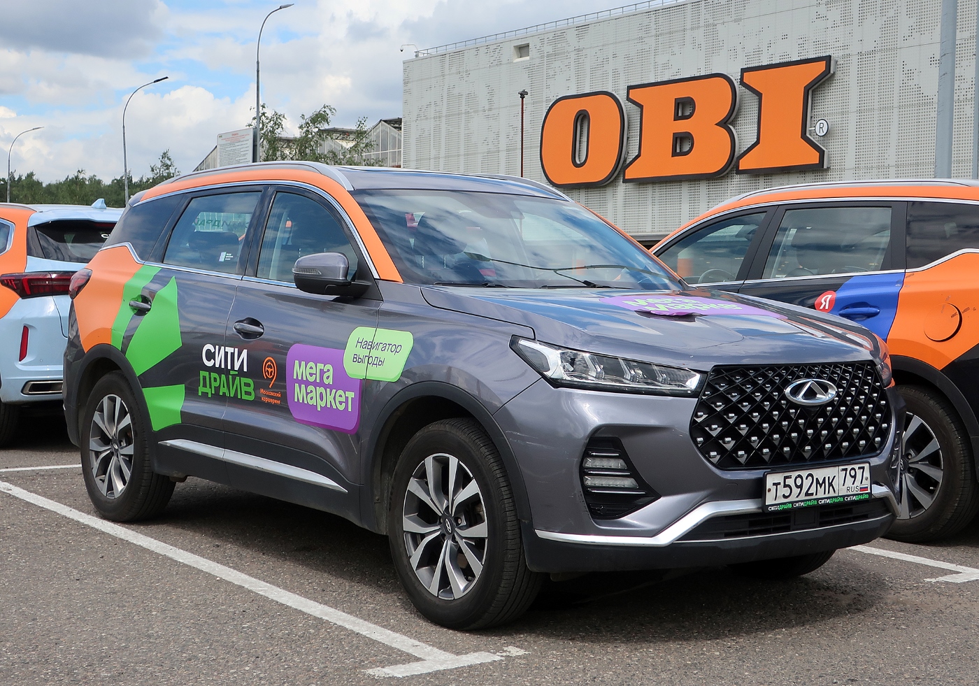 Москва, Chery Tiggo 7 № Т 592 МК 797