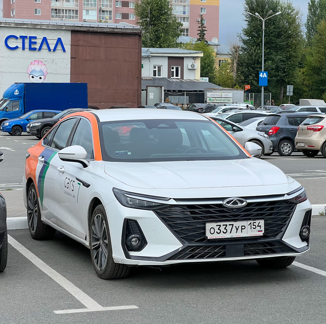 Казань, Chery Arrizo 8 № О 337 УР 154