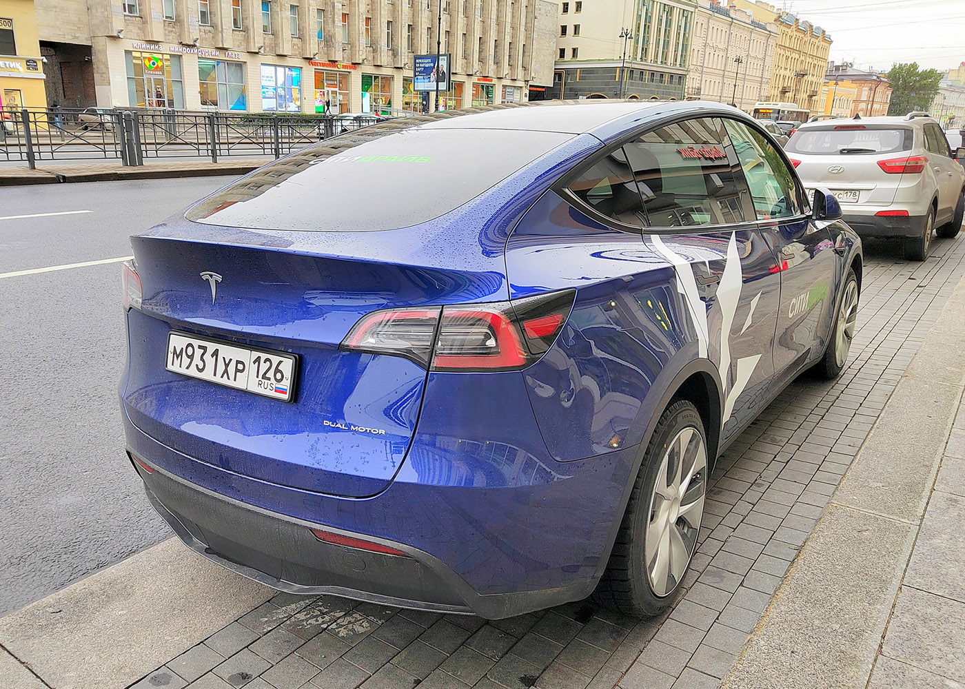 Санкт-Петербург, Tesla Model Y № М 931 ХР 126