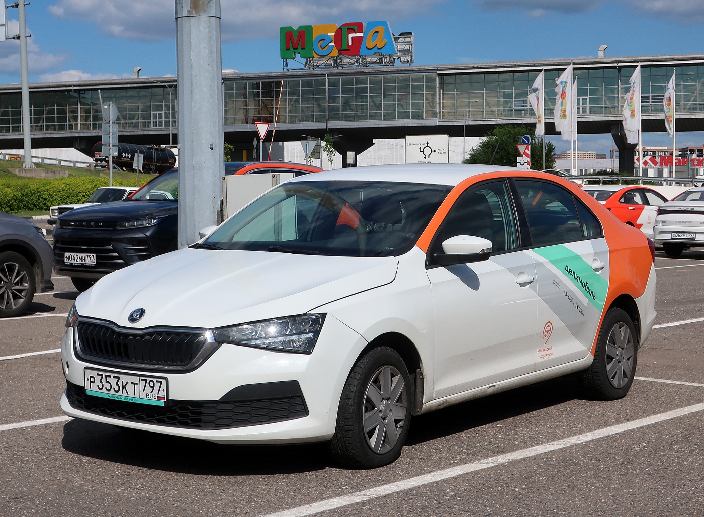 Москва, Škoda Rapid № Р 353 КТ 797