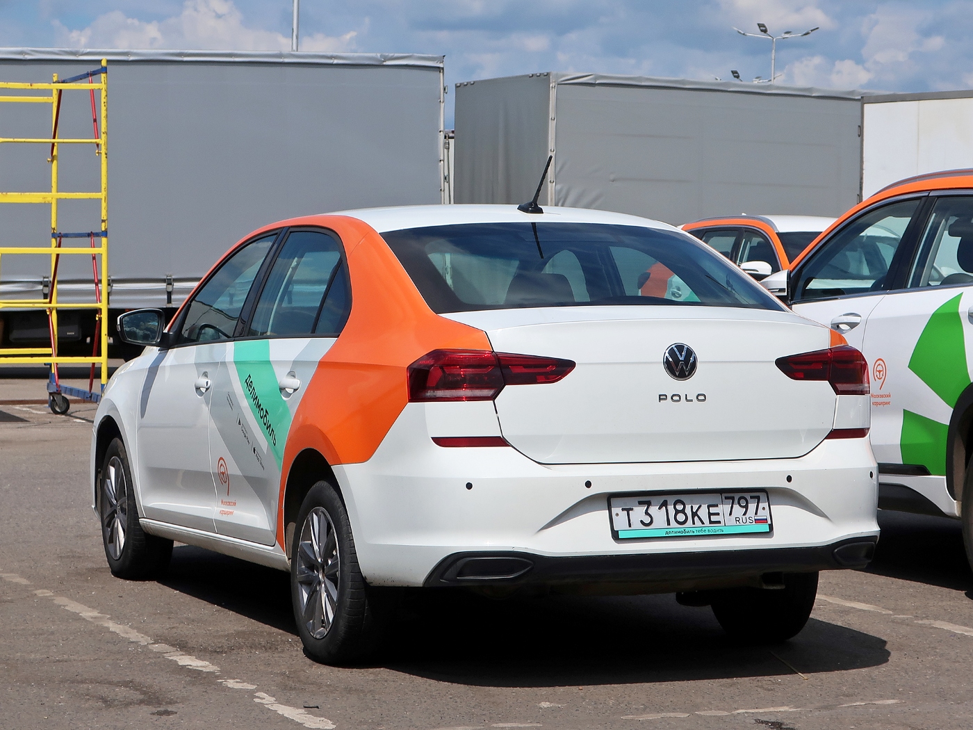 Москва, Volkswagen Polo № Т 318 КЕ 797