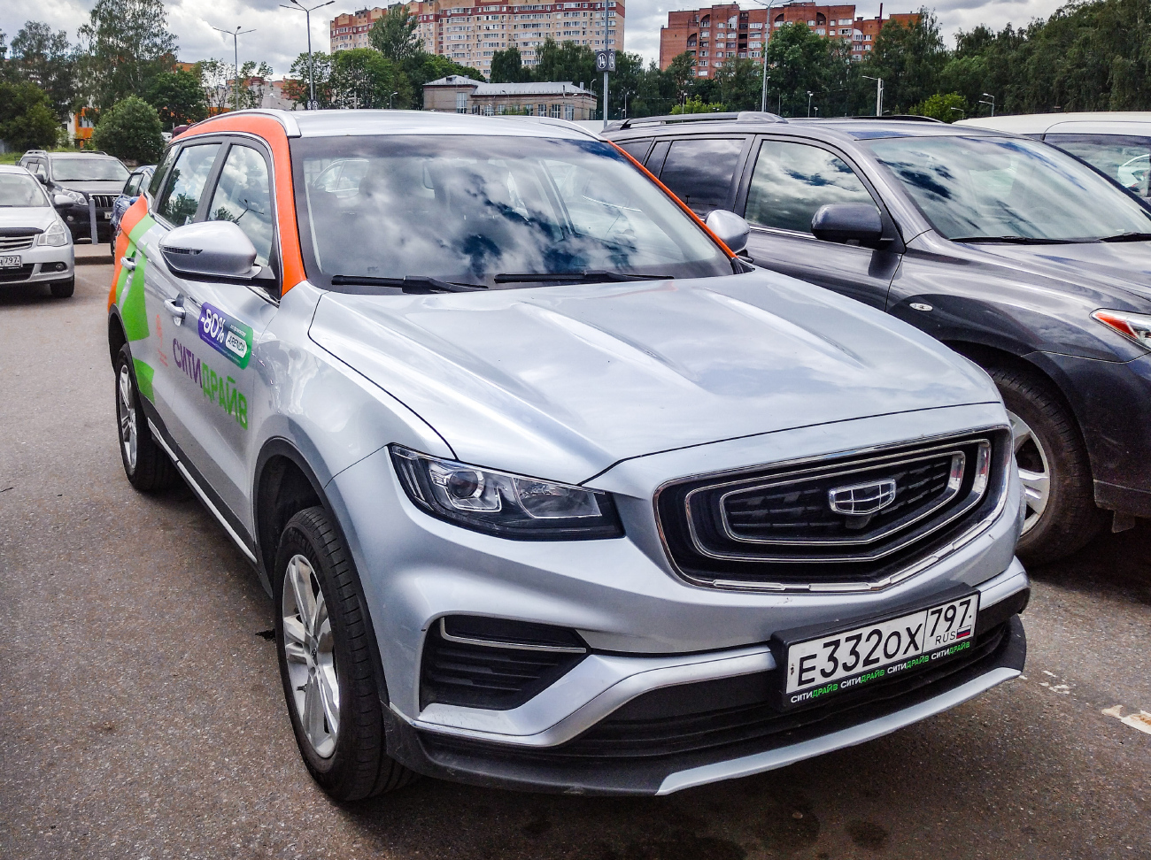 Москва, Geely Atlas № Е 332 ОХ 797
