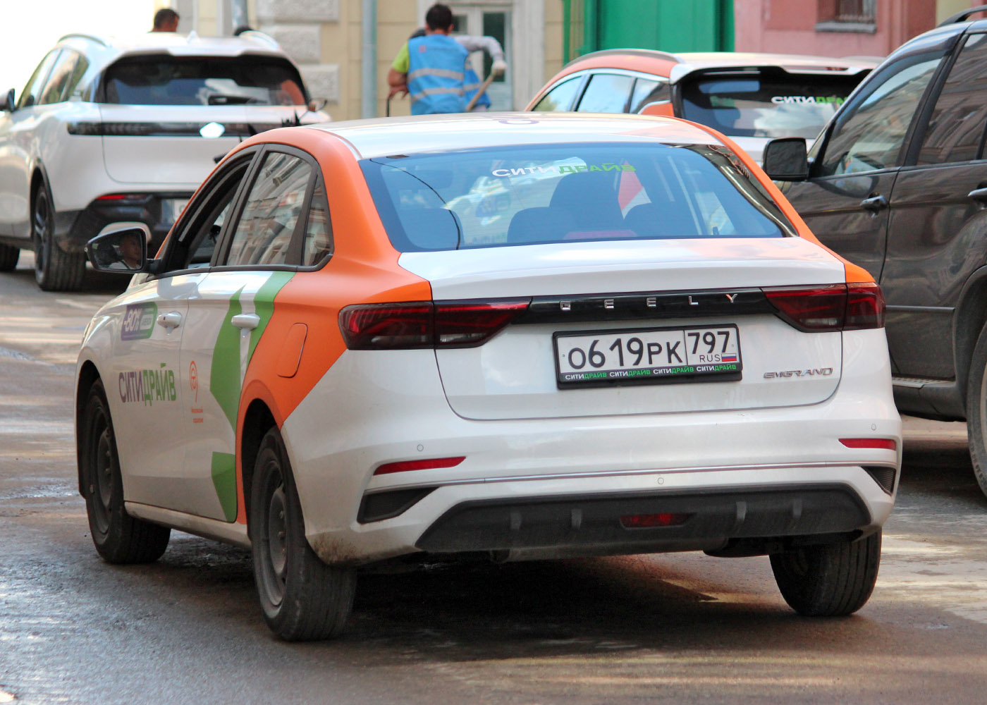 Москва, Geely Emgrand № О 619 РК 797