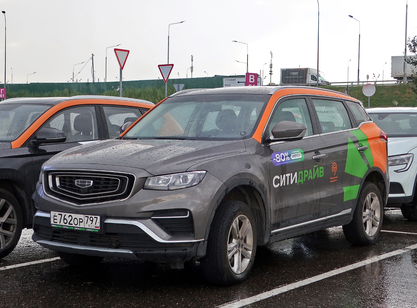 Москва, Geely Atlas № Е 762 ОР 797