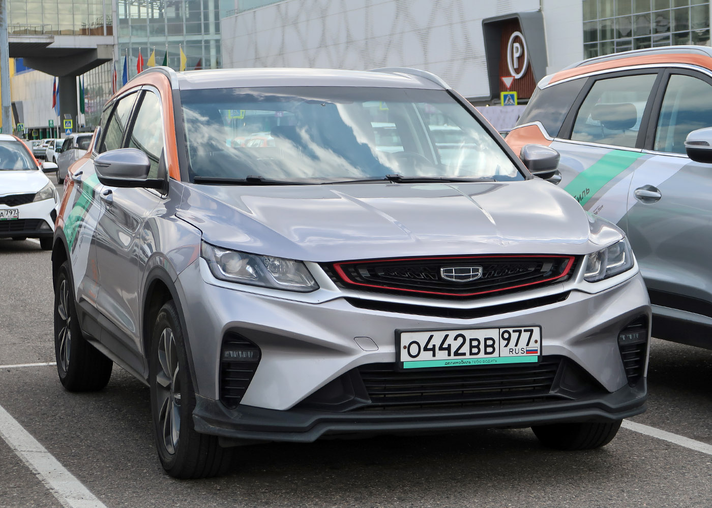 Москва, Geely Coolray № О 442 ВВ 977