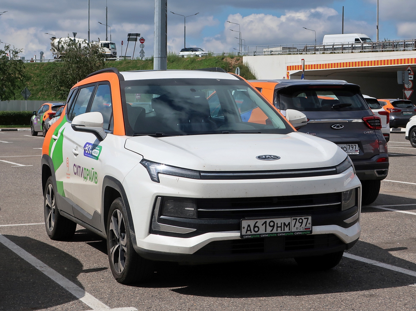 Москва, JAC JS4 № А 619 НМ 797