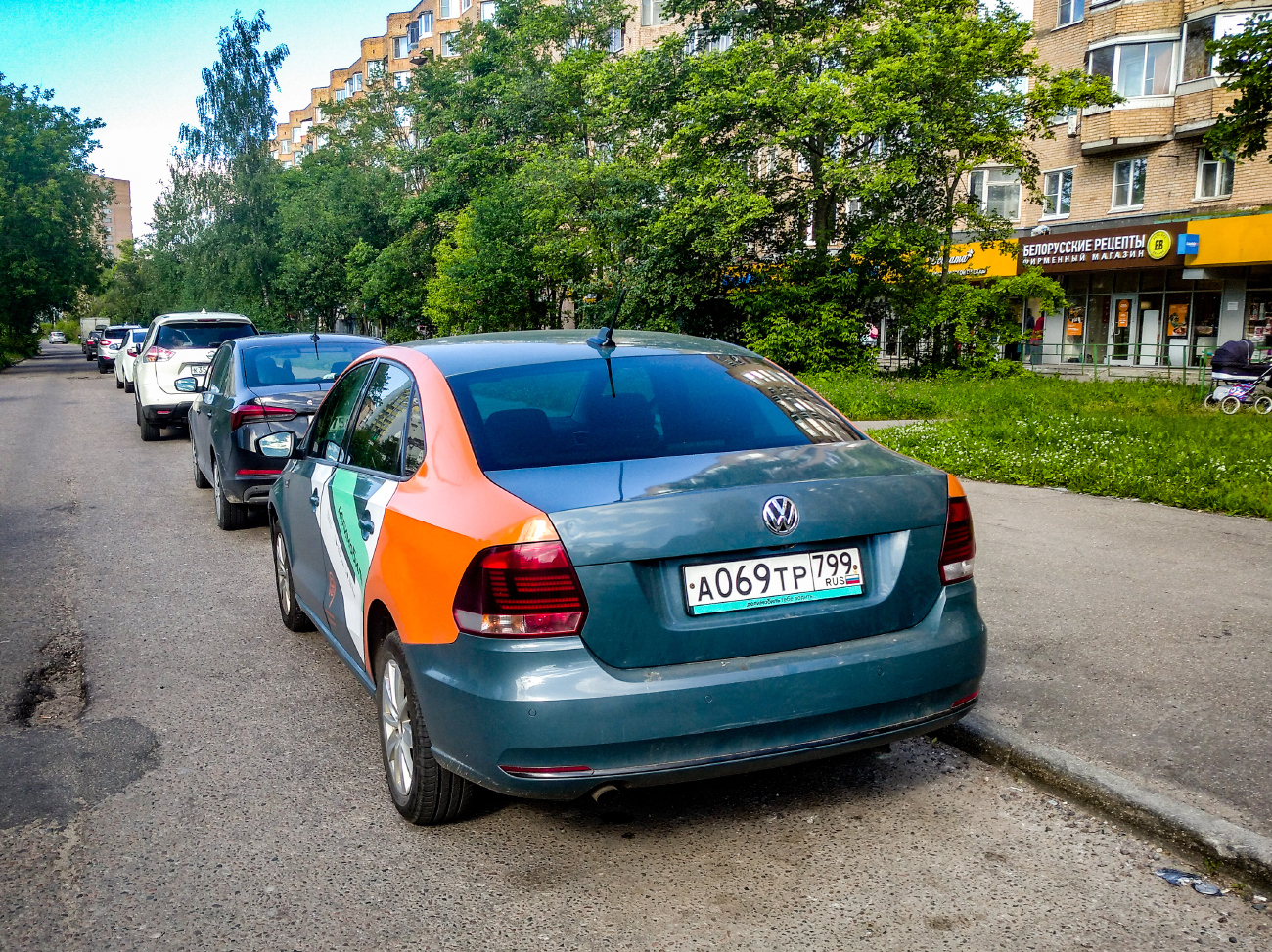 Москва, Volkswagen Polo № А 069 ТР 799