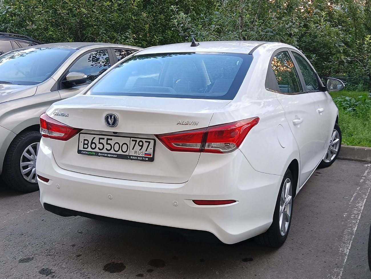 Москва, Changan Alsvin № В 655 ОО 797