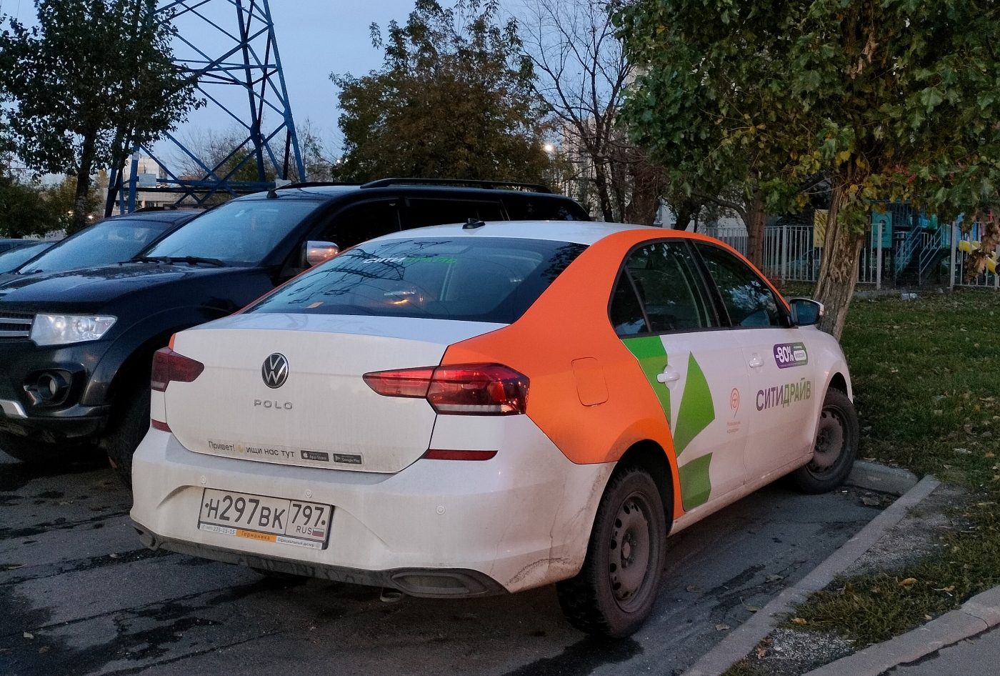 Москва, Volkswagen Polo № Н 297 ВК 797