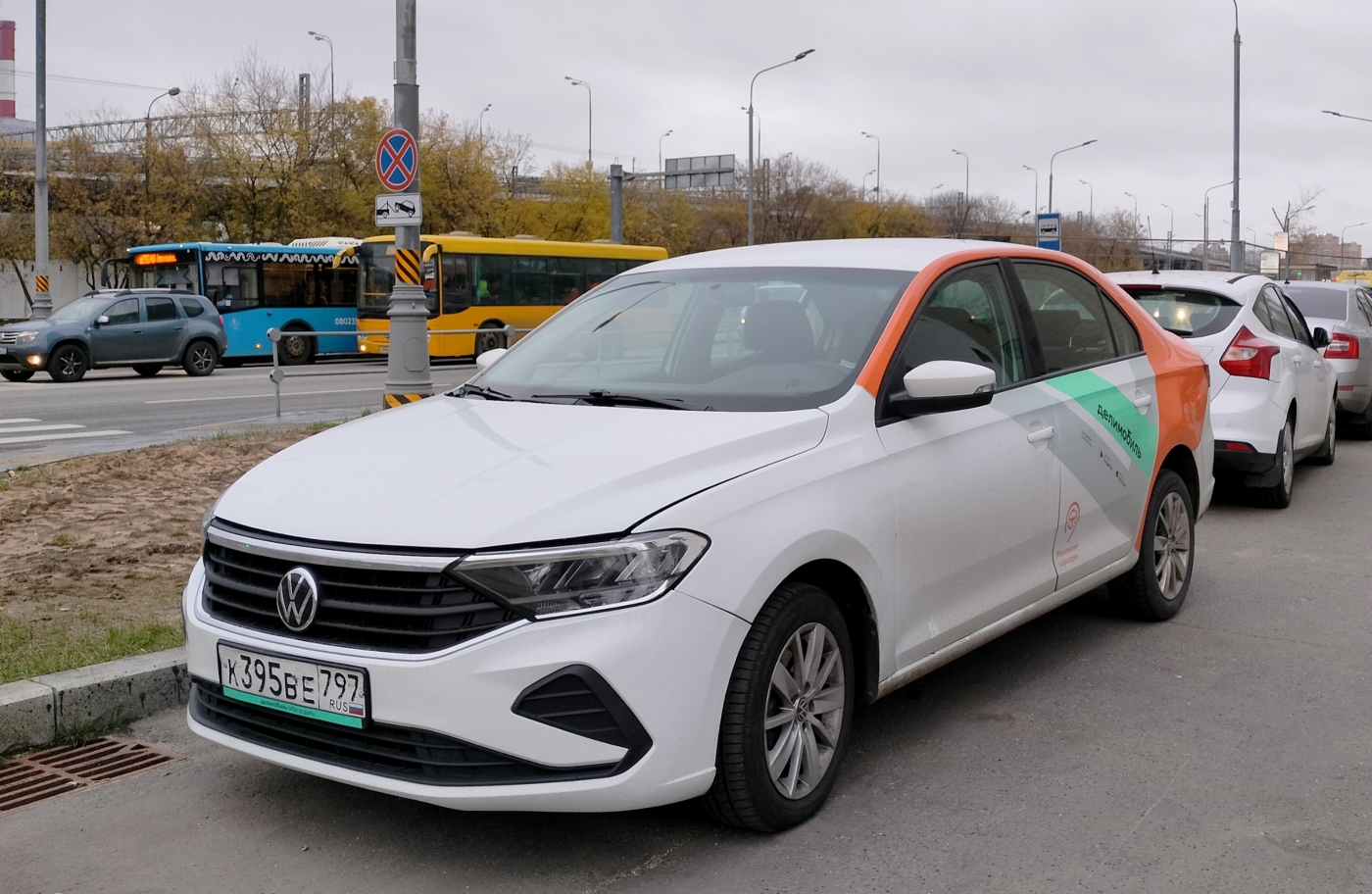Москва, Volkswagen Polo № К 395 ВЕ 797