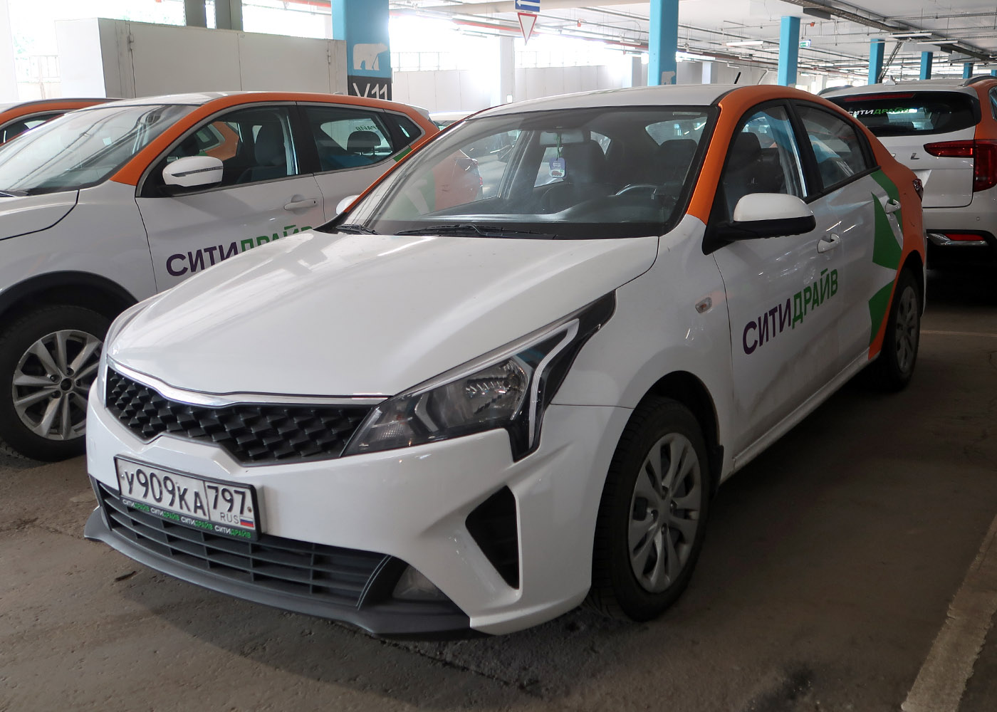 Москва, KIA Rio № У 909 КА 797