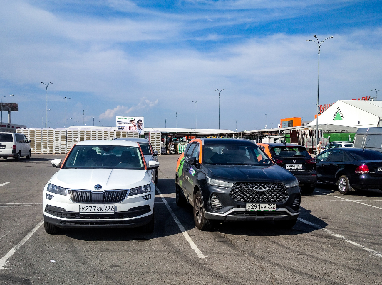 Москва, Škoda Karoq № У 277 КК 797; Москва, Chery Tiggo 7 № Х 291 НК 797