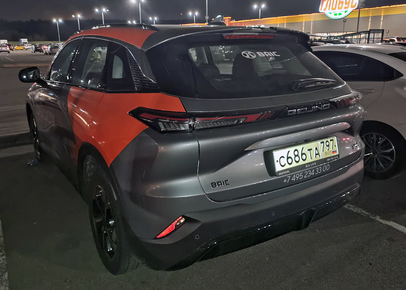 Москва, BAIC Beijing X55 № С 686 ТА 797