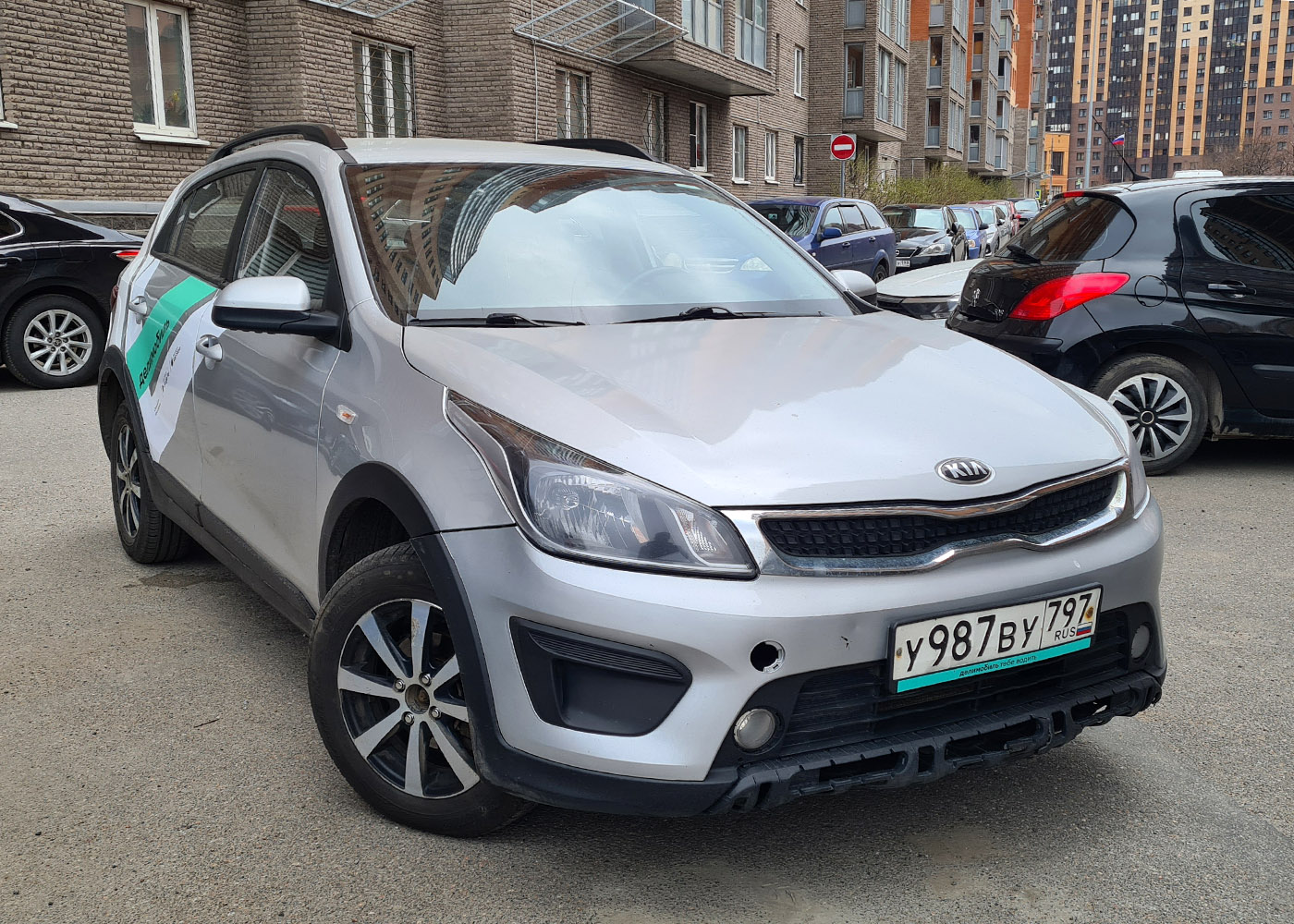 Санкт-Петербург, KIA Rio № У 987 ВУ 797