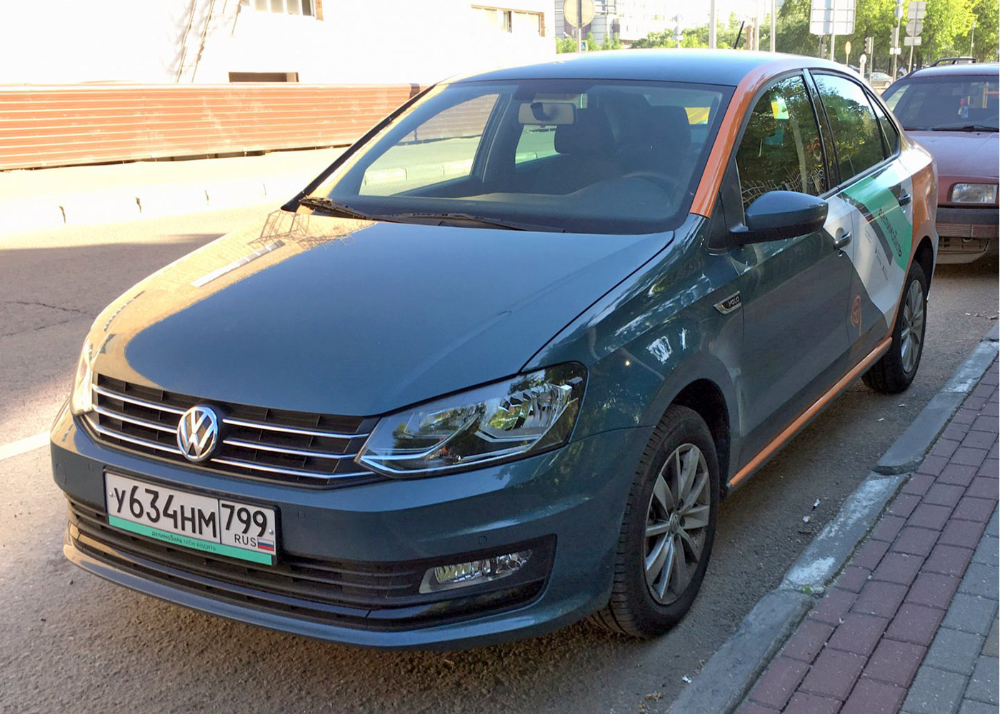 Москва, Volkswagen Polo № У 634 НМ 799