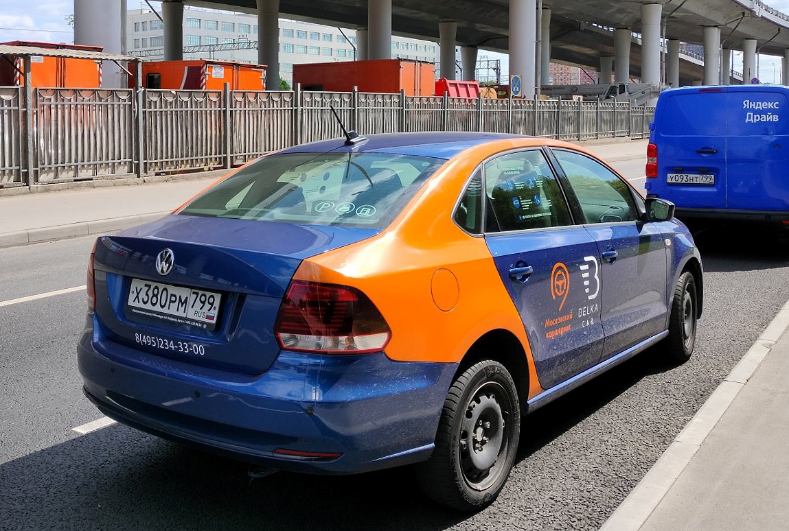 Москва, Volkswagen Polo № Х 380 РМ 799