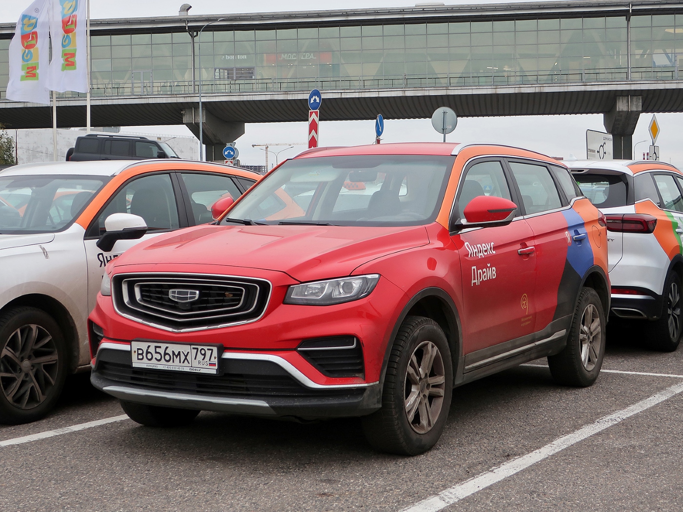 Москва, Geely Atlas № В 656 МХ 797