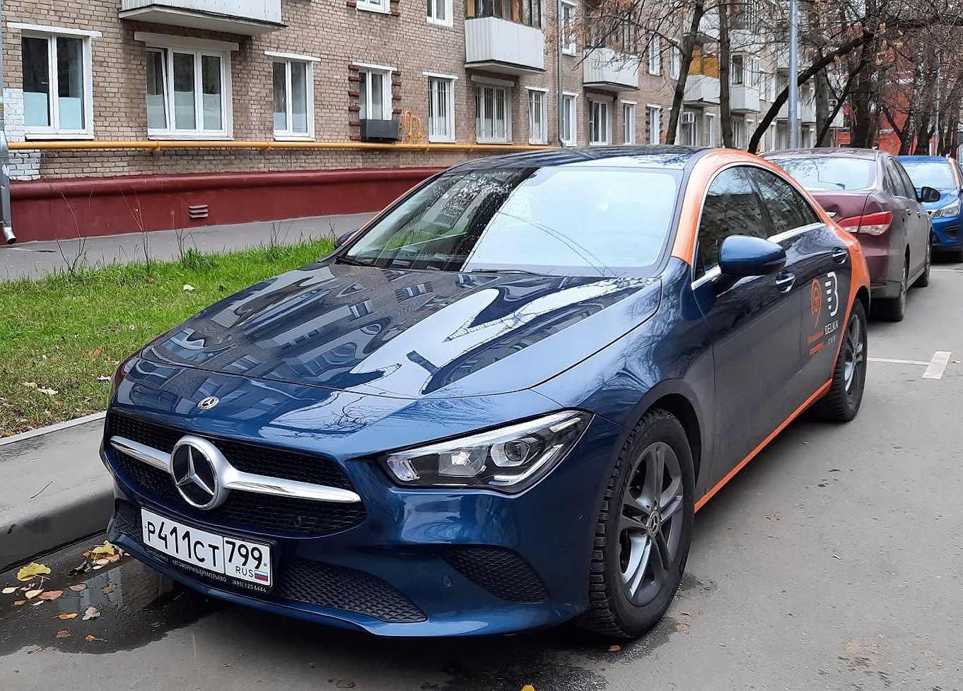 Москва, Mercedes-Benz CLA-Klasse № Р 411 СТ 799