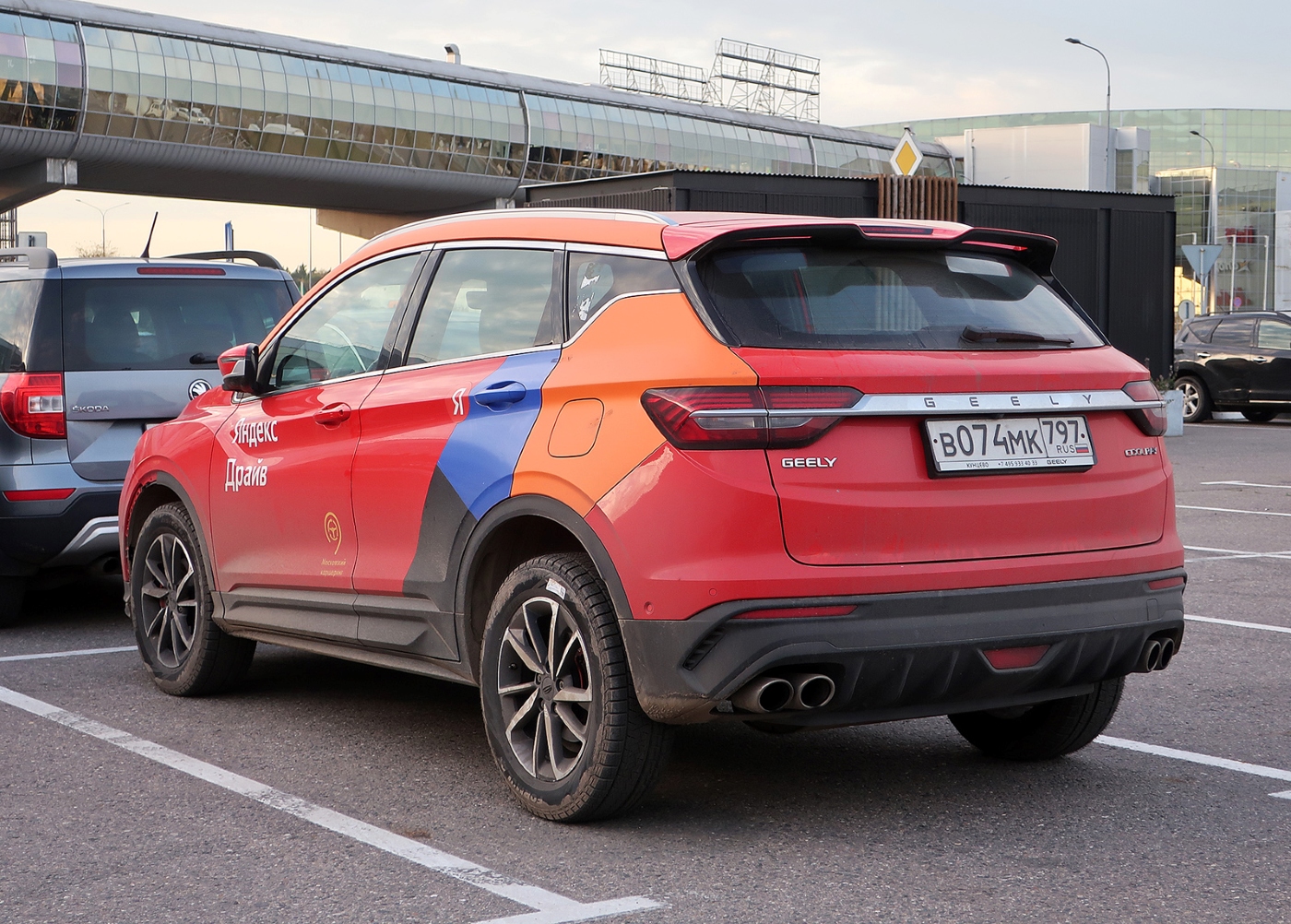 Москва, Geely Coolray № В 074 МК 797