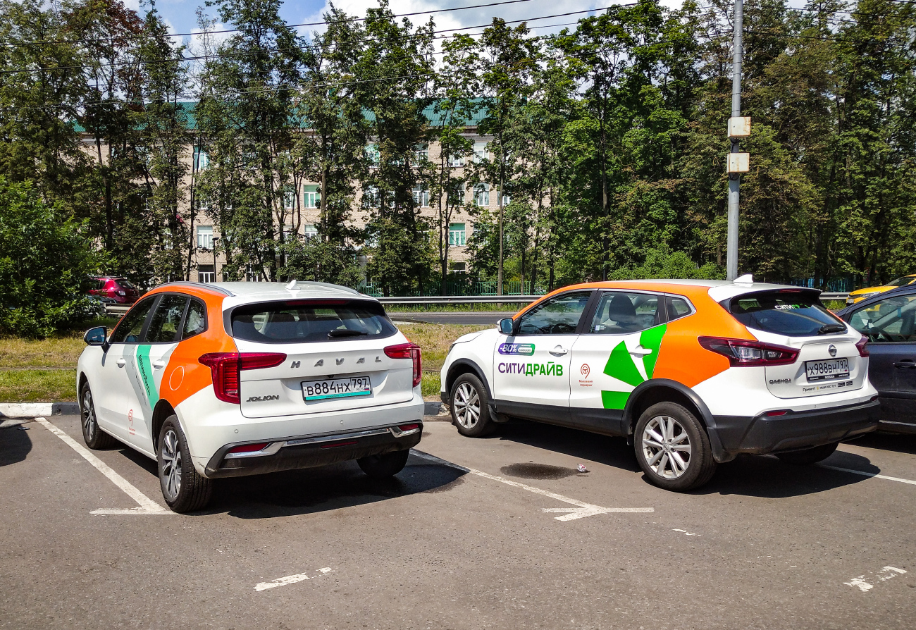 Москва, Haval Jolion № В 884 НХ 797; Москва, Nissan Qashqai № Х 988 ВН 797