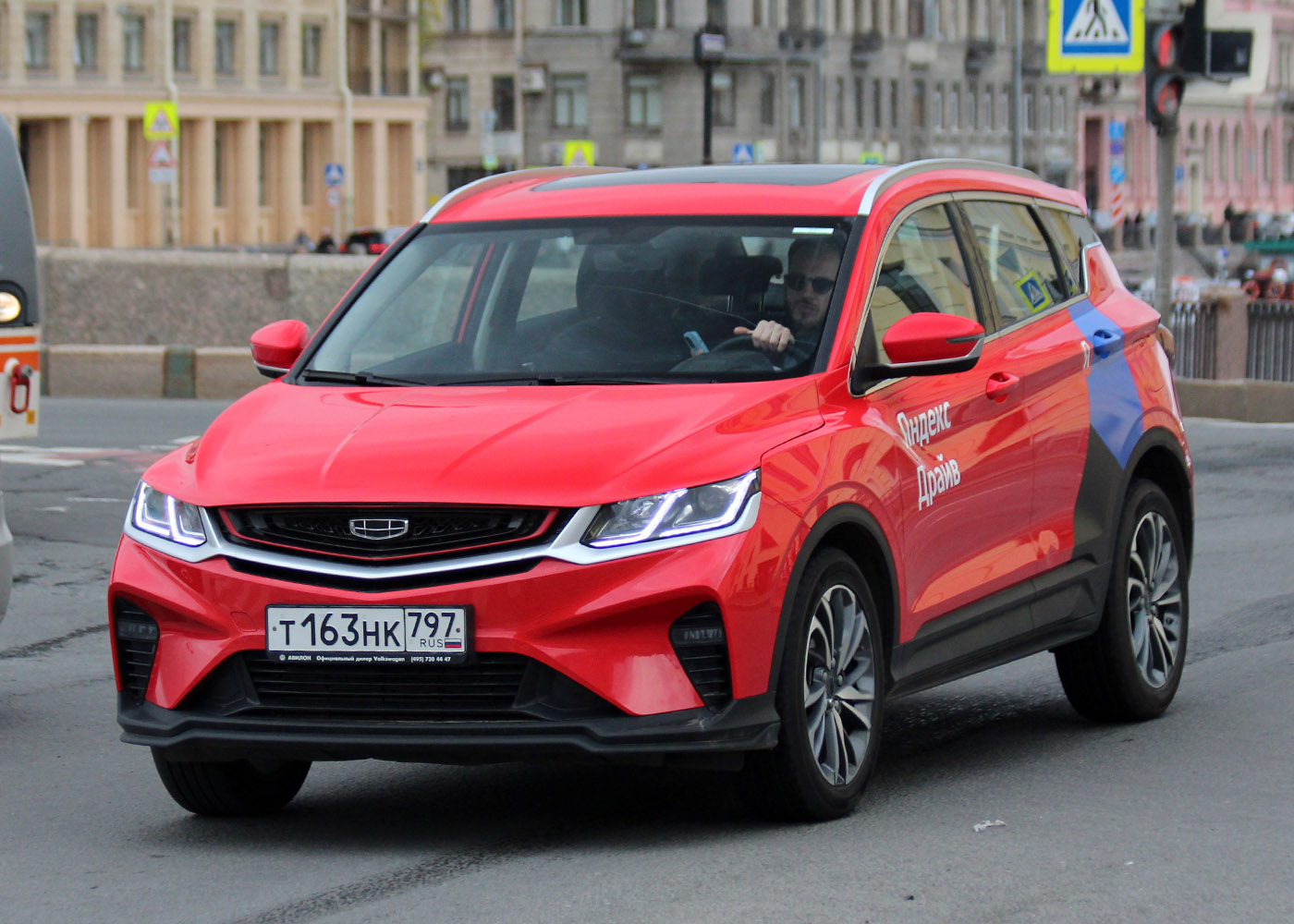 Санкт-Петербург, Geely Coolray № Т 163 НК 797
