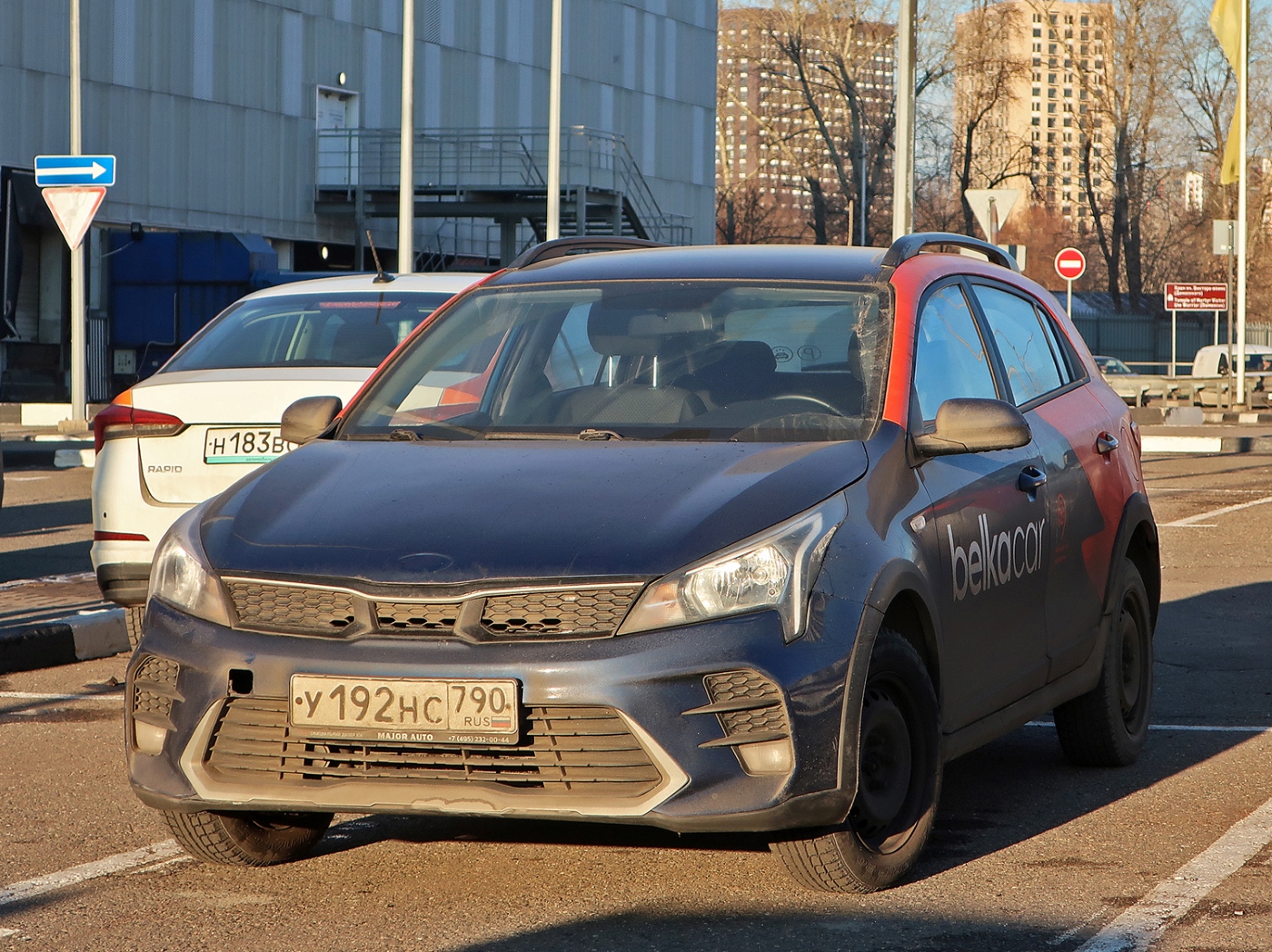 Москва, KIA Rio № У 192 НС 790