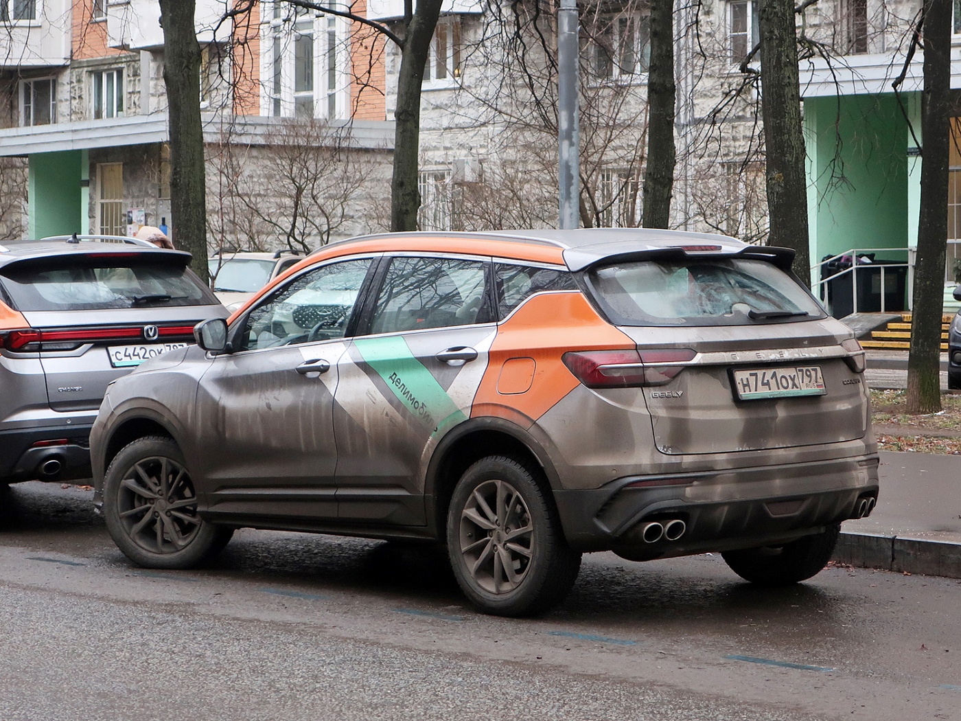 Москва, Changan CS35 № С 442 ОК 797; Москва, Geely Coolray № Н 741 ОХ 797