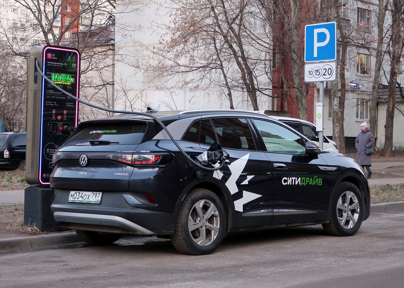 Москва, Volkswagen ID.4 № М 034 ОХ 797