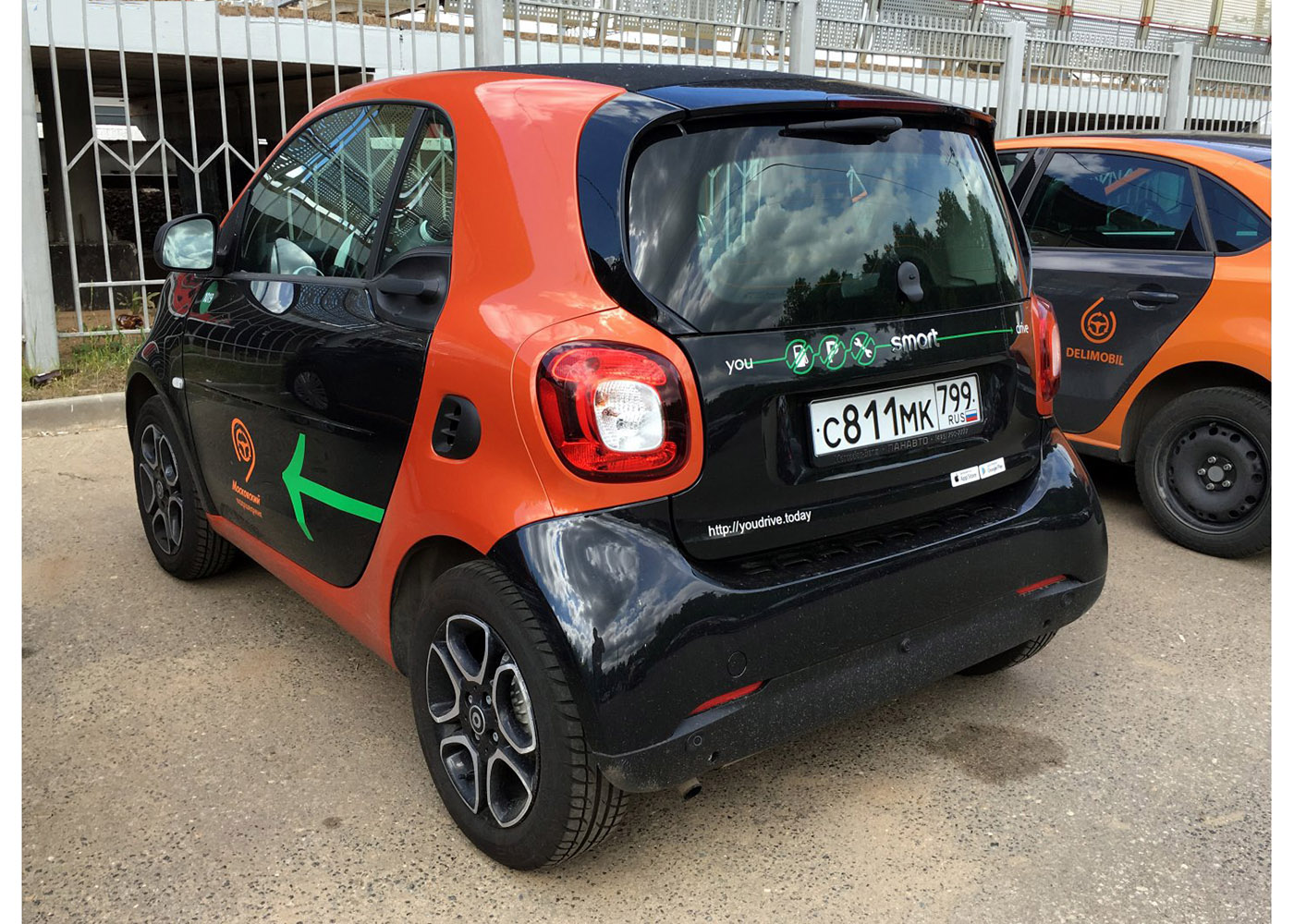 Москва, Smart ForTwo № С 811 МК 799