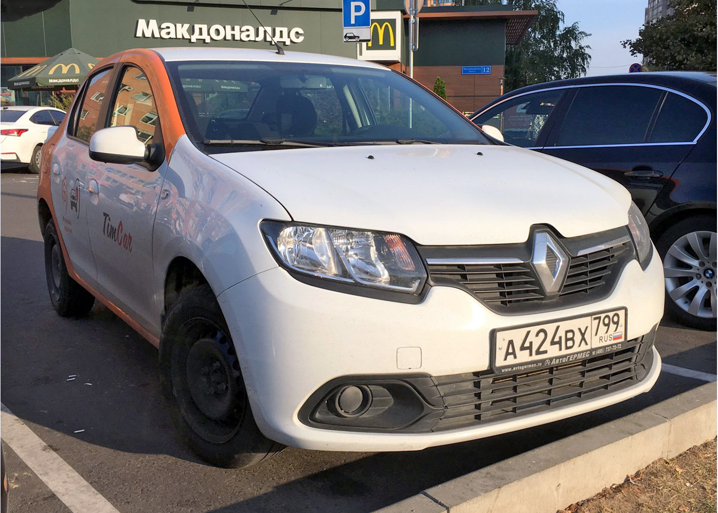 Москва, Renault Logan № А 424 ВХ 799