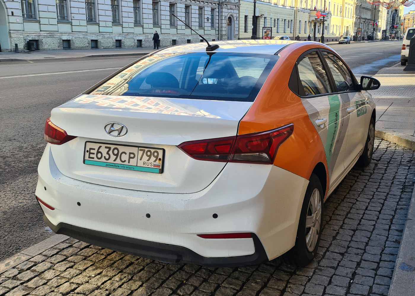 Санкт-Петербург, Hyundai Solaris № Е 639 СР 799