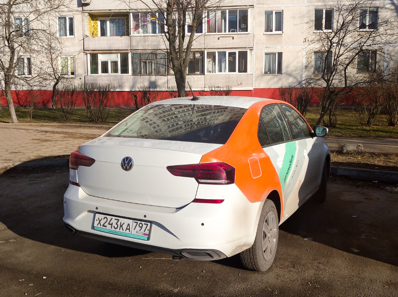 Москва, Volkswagen Polo № Х 243 КА 797