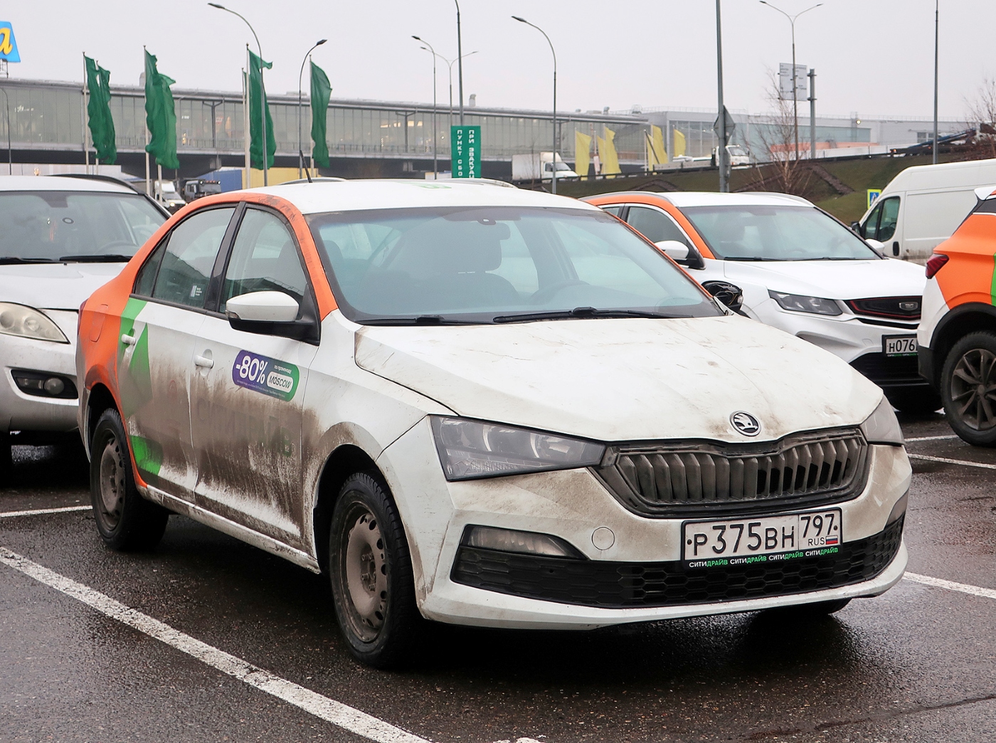 Москва, Škoda Rapid № Р 375 ВН 797
