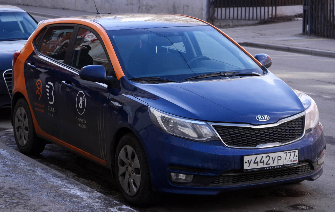 Москва, KIA Rio № У 442 УР 777