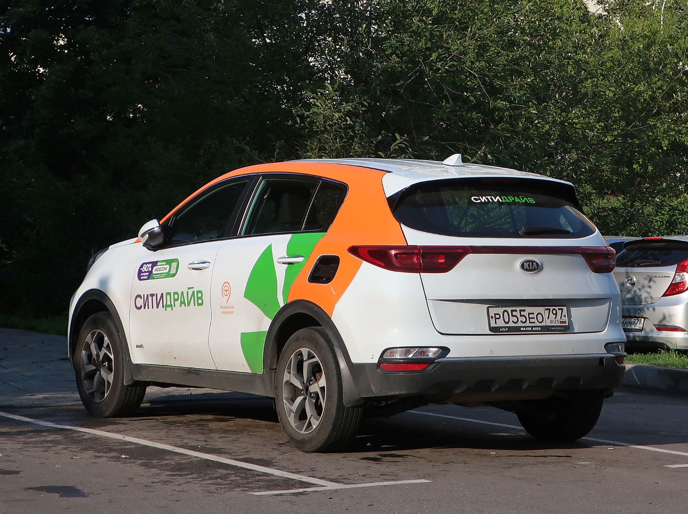Москва, KIA Sportage № Р 055 ЕО 797