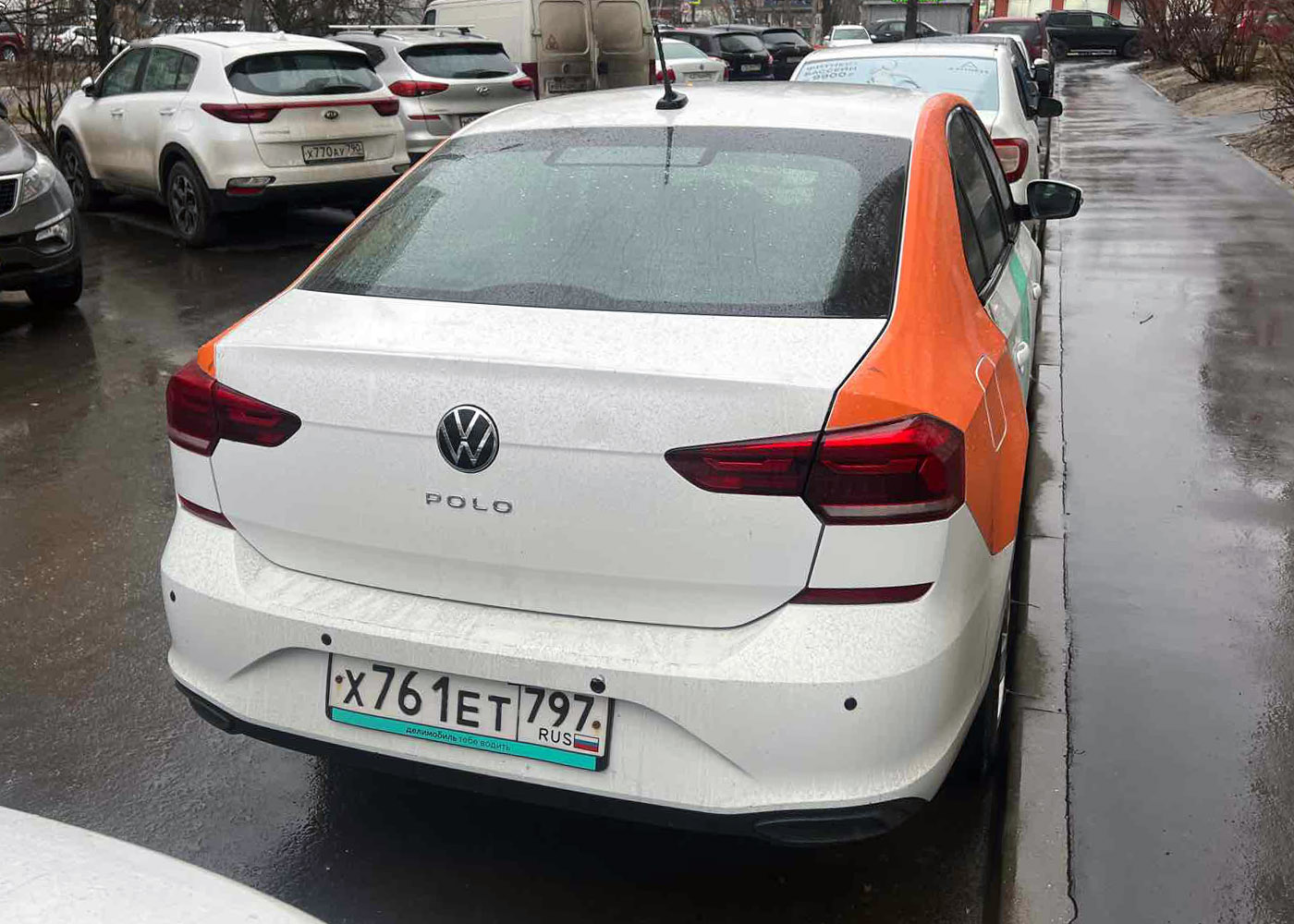 Москва, Volkswagen Polo № Х 761 ЕТ 797; Фотографии из приложений каршеринга
