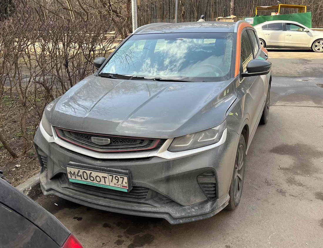 Москва, Geely Coolray № М 406 ОТ 797; Фотографии из приложений каршеринга