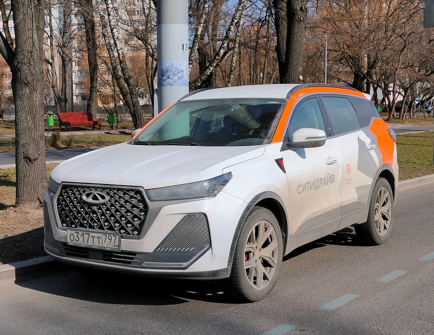 Москва, Chery Tiggo 7 № О 317 ТТ 797