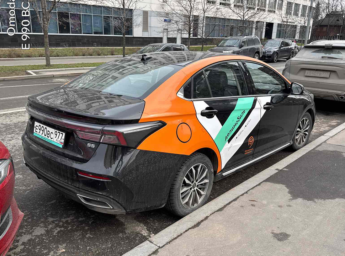 Москва, Omoda S5 № Е 990 ВС 977; Фотографии из приложений каршеринга