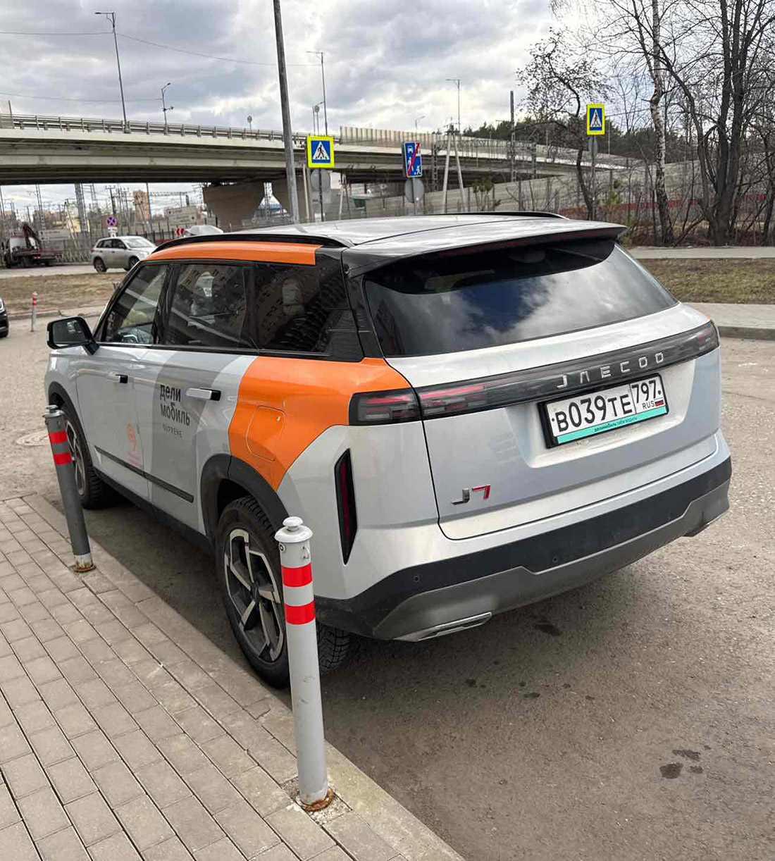 Москва, Jaecoo J7 № В 039 ТЕ 797; Фотографии из приложений каршеринга
